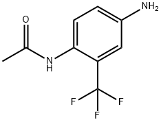 4-氨基-2-(三氟甲基)酰苯胺 结构式