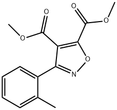 4,5-Isoxazoledicarboxylicacid,3-(2-methylphenyl)-,dimethylester(9CI) 结构式