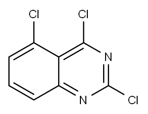 2,4,5-三氯喹唑啉 结构式