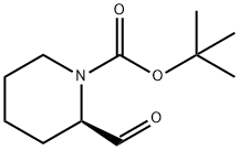 (R)-2-甲酰基-1-哌啶羧酸-1,1-二甲基乙酯 (S)- 结构式
