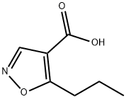 5-丙基-4-异恶唑甲酸 结构式