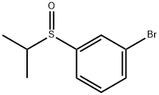 (3-Bromophenyl) isopropyl sulfoxide 结构式