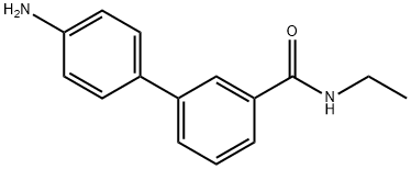 3-(4-Aminophenyl)-N-ethylbenzamide 结构式