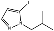 5-碘-1-(2-甲基丙基)-1H-吡唑 结构式