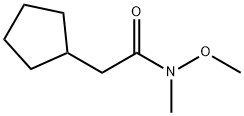 2-环戊基-N-甲氧基-N-甲基乙酰胺 结构式