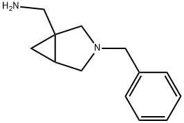 3-(苯甲基)-3-阿杂环[3.1.0]己烷-1-甲胺 结构式