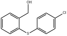 (2-((4-氯苯基)硫基)苯基)甲醇 结构式