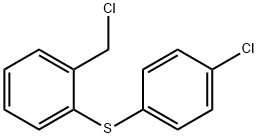 (2-(氯甲基)苯基)(4-氯苯基)硫烷 结构式