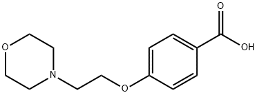 4-(2-MORPHOLIN-4-YL-ETHOXY)-BENZOIC ACID 结构式