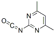 Pyrimidine, 2-isocyanato-4,6-dimethyl- (9CI) 结构式