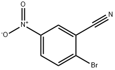 2-溴-5-硝基苯甲腈 结构式