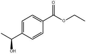 (S)-4-(1-羟乙基)苯甲酸乙酯 结构式