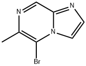 5-bromo-6-methylimidazo[1,2-a]pyrazine 结构式