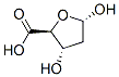 beta-D-erythro-Pentofuranuronic acid, 2-deoxy- (9CI) 结构式
