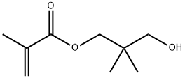 2-甲基-2-丙烯酸 3-羟基-2,2-二甲基丙基酯 结构式