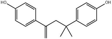 4,4'-(1,1-二甲基-3-亚甲基-1,3-亚丙基)双苯酚 结构式