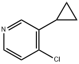 4-氯-3-环丙基吡啶 结构式