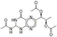 2,3-Dihydro-2-N-acetyl-1',2'-di-O-acetyl-biopterin-d3 结构式