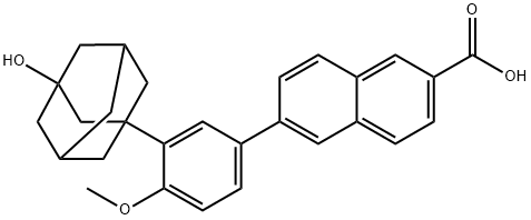 羟基阿达帕林 结构式