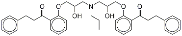 普罗帕酮二聚体杂质(非对映异构体的混合物) 结构式
