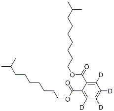 邻苯二甲酸二异癸酯-D4 结构式