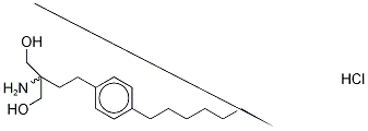 FTY720-d4 Hydrochloride 结构式