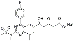 3-氧瑞舒伐他汀钠盐 结构式