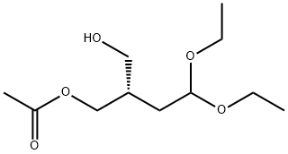 2-(2,2-二乙氧基乙基)-1,3-丙二醇乙酸酯 结构式
