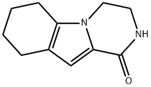 3,4,6,7,8,9-HEXAHYDROPYRAZINO[1,2-A]INDOL-1(2H)-ONE 结构式