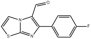 6-(4-氟苯基)咪唑并[2,1-B]噻唑-5-甲醛 结构式