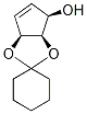 (1S,2S,3R)-1,2,3-Trihydroxy-4-cyclopropene 2,3-Cyclohexyl Ketal 结构式