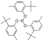 tris(6-tert-butyl-m-tolyl) phosphite 结构式