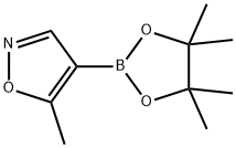 5-甲基异噁唑-4-硼酸频哪醇酯 结构式
