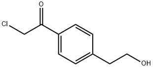 Ethanone, 2-chloro-1-[4-(2-hydroxyethyl)phenyl]- (9CI) 结构式