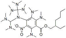 4NNDIMETHYLAMINO3NITROBENZOICACID2ETHYLHEXYLESTER 结构式