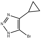 5-BROMO-4-CYCLOPROPYL-1H-1,2,4-TRIAZOLE 结构式