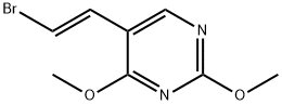 PyriMidine, 5-(2-broMoethenyl)-2,4-diMethoxy-, (E)- 结构式