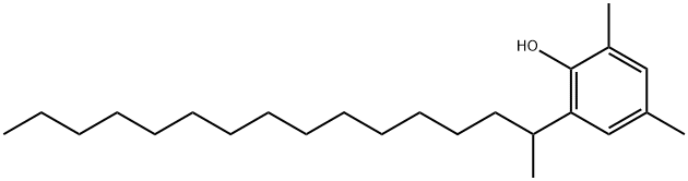 2,4-二甲基-6-(1-甲基十五烷基)-苯酚 结构式