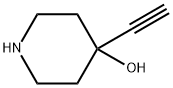 4-Piperidinol, 4-ethynyl- (9CI) 结构式