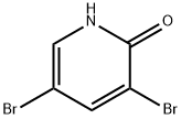 3,5-二溴-2-羟基嘧啶 结构式