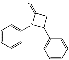 1,4-二苯基-2-氮杂环丁酮 结构式