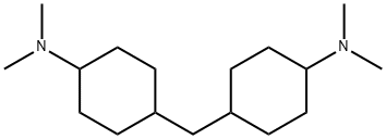 4,4'-METHYLENEBIS-(N,N-DIMETHYLCYCLOHEXANAMINE) 结构式