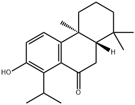 9(1H)-Phenanthrenone, 2,3,4,4a,10,10a-hexahydro-7-hydroxy-1,1,4a-trimethyl-8-(1-methylethyl)-, (4aS,10aS)- 结构式