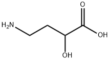 2-羟基-4-氨基丁酸 结构式