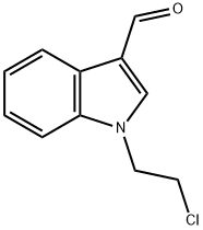 1-(2-chloro-ethyl)-1H-indole-3-carbaldehyde 结构式