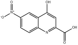 4-羟基-6-硝基喹啉-2-羧酸 结构式