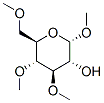 alpha-d-Glucopyranoside, methyl 3,4,6-tri-O-methyl- 结构式