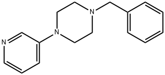 Piperazine, 1-(phenylmethyl)-4-(3-pyridinyl)- 结构式