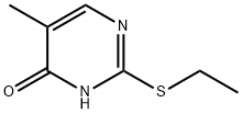 2-乙基硫代-5-甲基-3H-嘧啶-4-酮 结构式