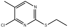 4-chloro-2-ethylsulfanyl-5-methyl-pyrimidine 结构式